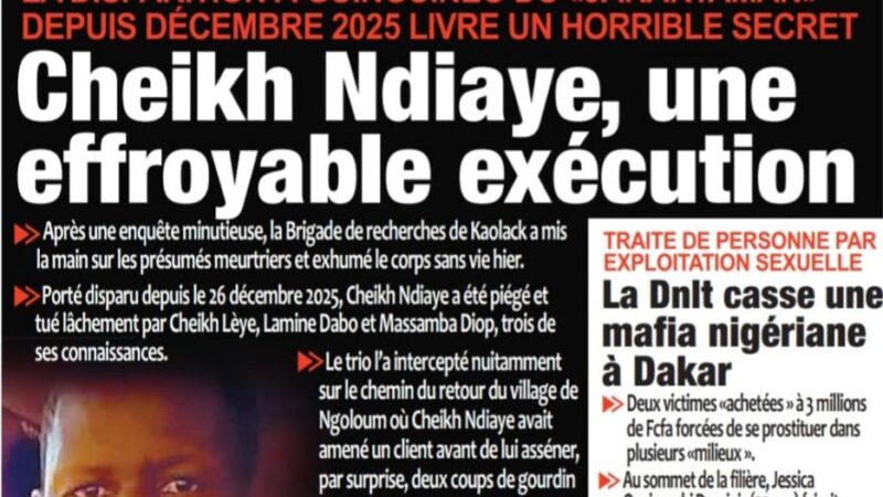 Découvrez les Unes des journaux sénégalais du mardi 3 février 2026