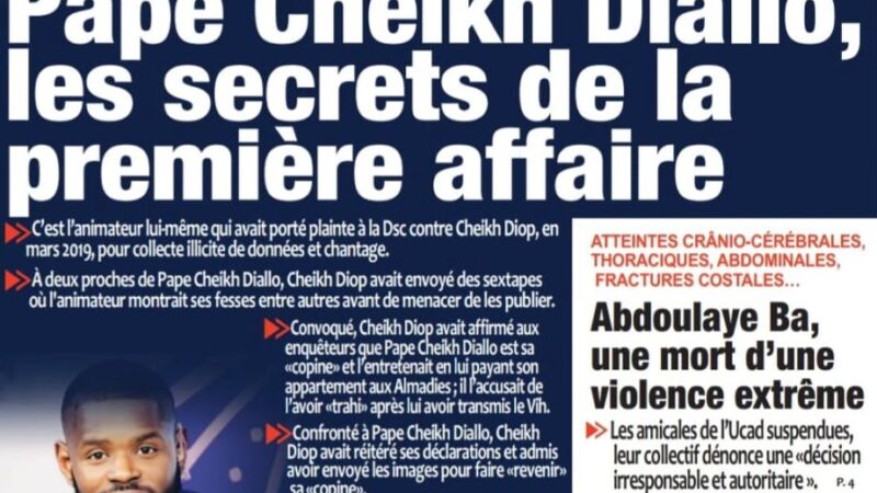 Découvrez les Unes des journaux sénégalais du vendredi 13 février 2026