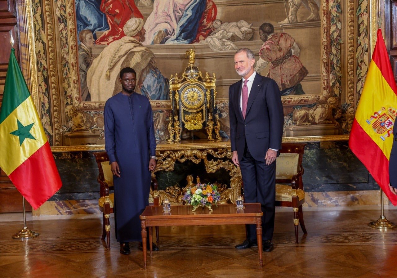 Espagne: Diomaye Faye reçu avec tous les honneurs au Palais royal de Madrid