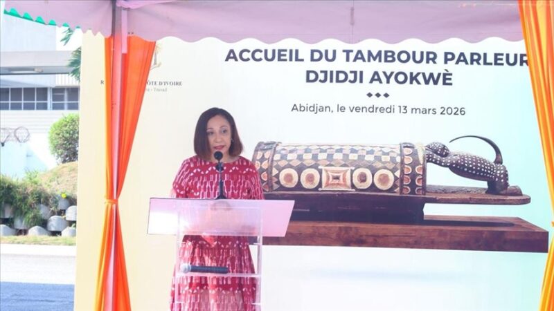 Côte d’Ivoire : confisqué par la France en 1916, cet instrument sacré de 430 kg retrouve sa terre d&rsquo;origine