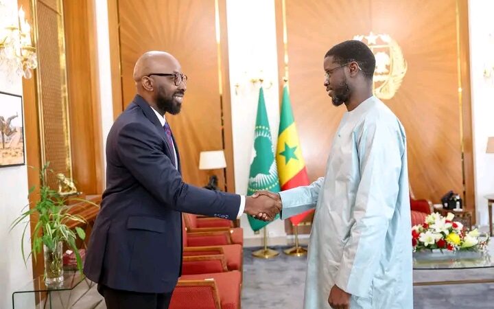 Lutte contre le cancer : Diomaye Faye reçoit le Dr Eugene Nwoke, directeur général de Roche pour l’Afrique francophone