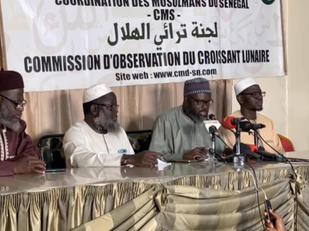 Après l'échec de l'observation lunaire, la Coordination des musulmans du Sénégal fixe le jour de la Korité