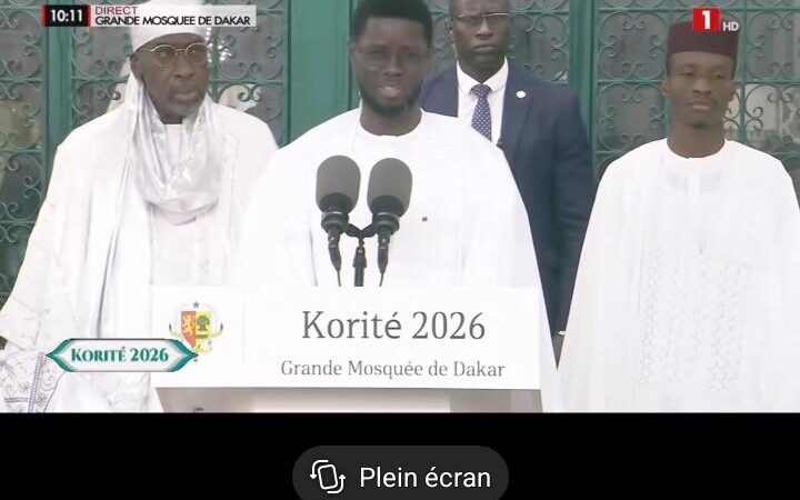 Prière de l&rsquo;Aïd el-Fitr : l&rsquo;édifice depuis lequel le Président Diomaye Faye s&rsquo;est adressé à la Nation
