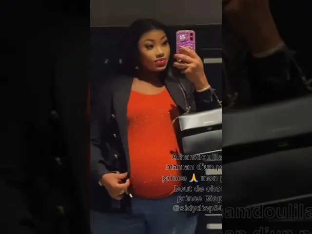 Photos de maternité : le détail physique de l’épouse de Sidy Diop qui a surpris le public avant son accouchement