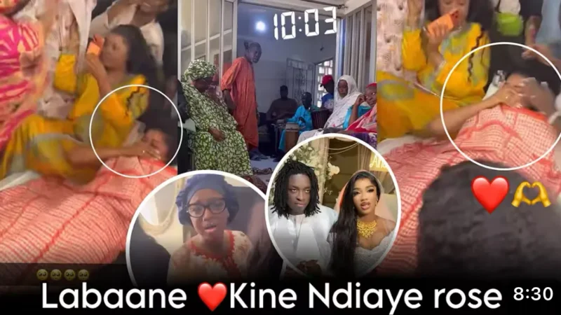 (Vidéo) Mariage de Kiné Ndiaye Rose : le rituel intime accompli par la mariée pour honorer sa famille