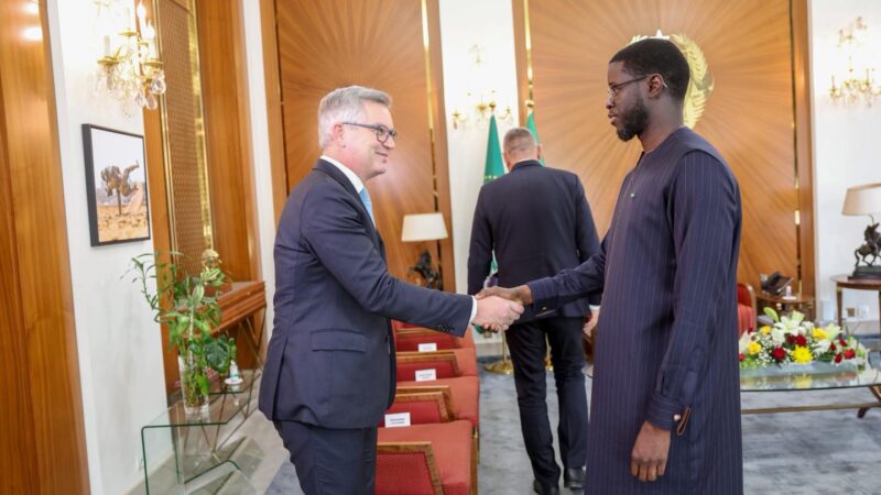 Coopération Sénégal–Union européenne : le Président Diomaye Faye reçoit deux Commissaires européens