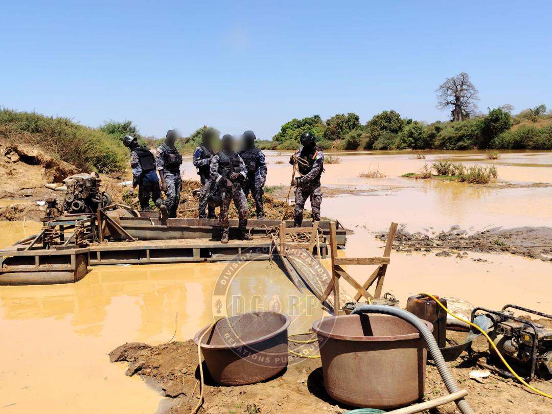 Lutte contre l’orpaillage clandestin : un site démantelé à Soréto, dans le département de Bakel