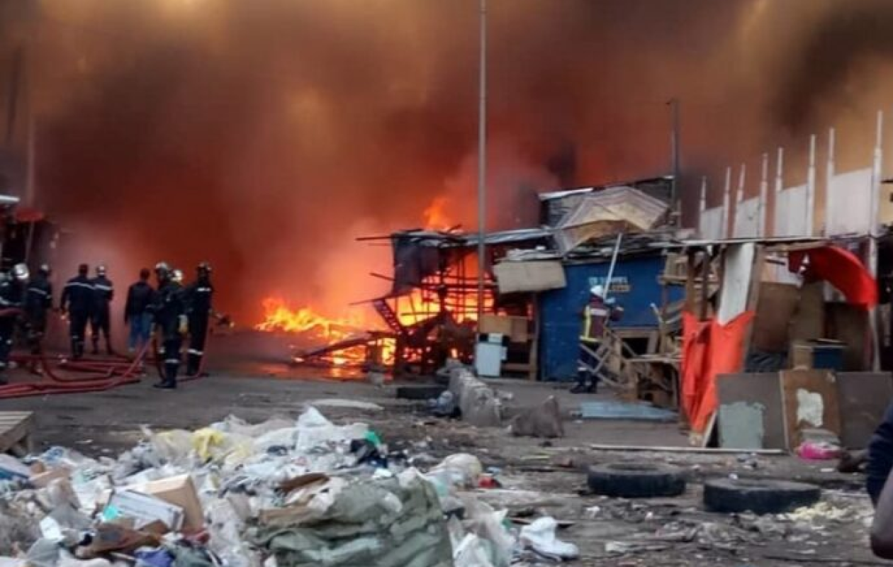Marché central de Kaffrine : Plusieurs cantines parties en fumée