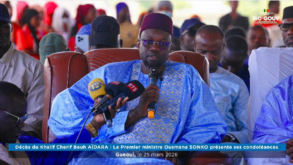 Guéoul: Les témoignages d&rsquo;Ousmane Sonko sur Cheikh Makhfou Aidara rappelé à Dieu (vidéo)