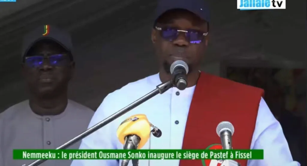 Ousmane Sonko : « PASTEF a été dissous sur le papier, mais ça ne l’a pas empêché de faire élire un président…»