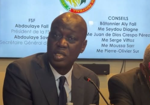 Conflit FSF – CAF : Me Seydou Diagne annonce une plainte contre 5 personnes pour corruption