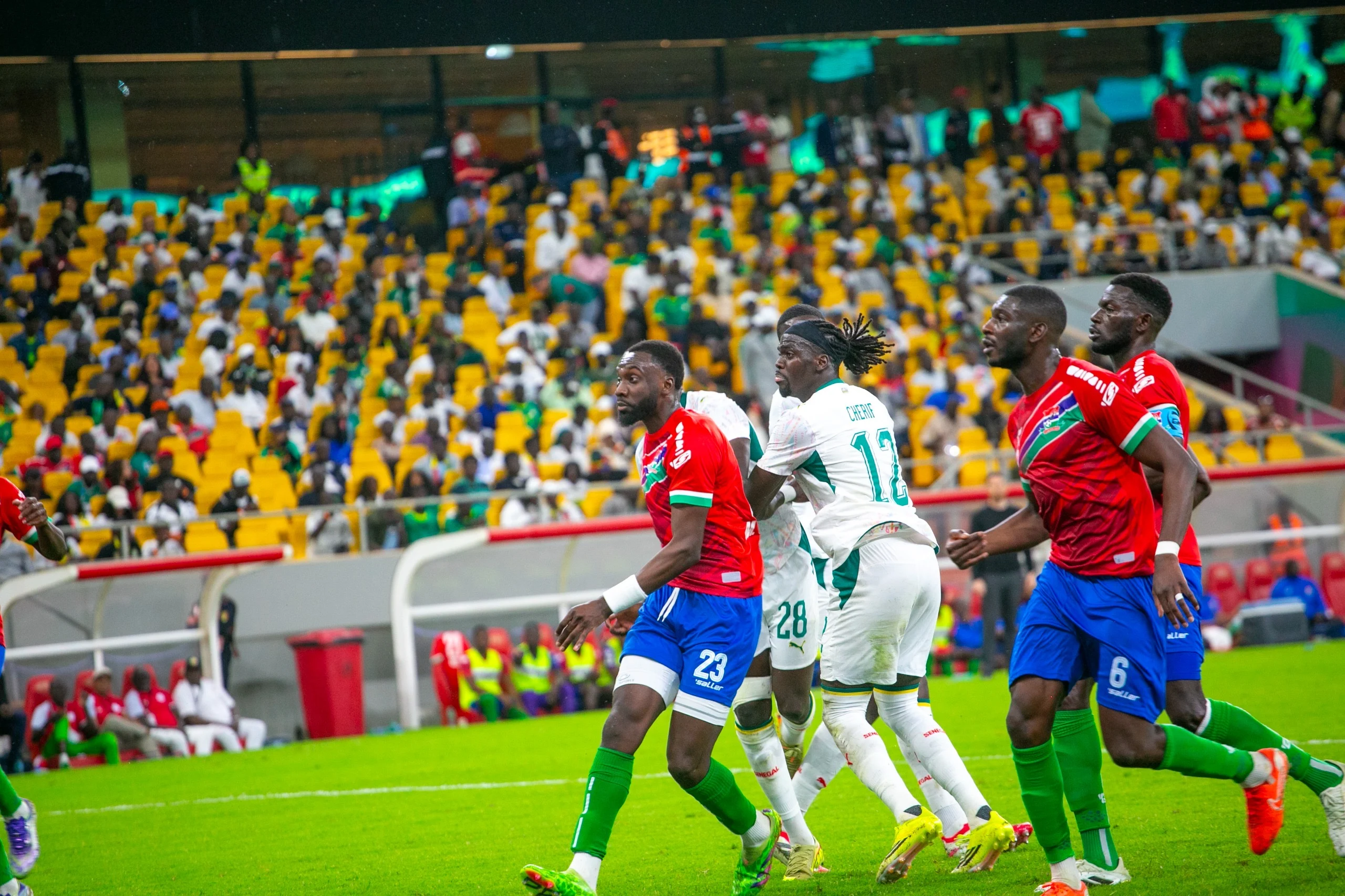 La Gambie réagit aussitôt et relance le match face au Sénégal