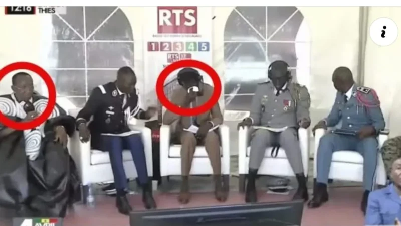En plein direct sur la RTS, l&rsquo;hommage de Mbaye Pékh à une figure religieuse fait craquer un journaliste (Vidéo)