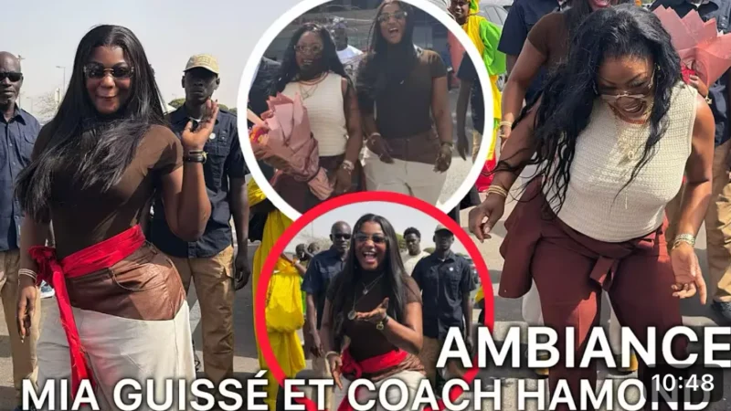 Attendue au Grand Théâtre, Mia Guissé crée l&rsquo;événement à l&rsquo;AIBD en accueillant une invitée de marque