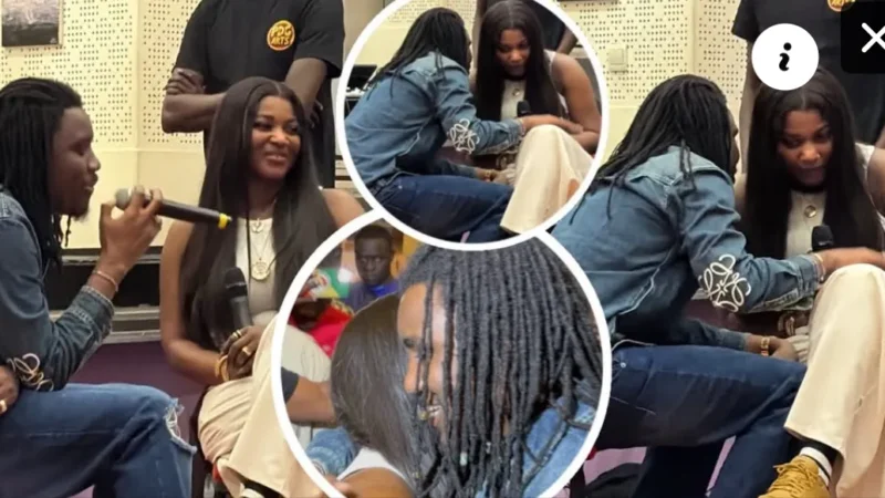 (Vidéo) – En pleine préparation de son concert, Mia Guissé reçoit la visite inattendue d&rsquo;une star de la musique