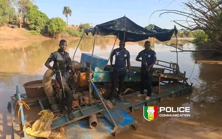 Secteur de Moussala : Démantèlement d’une drague illégale à Doguiba …