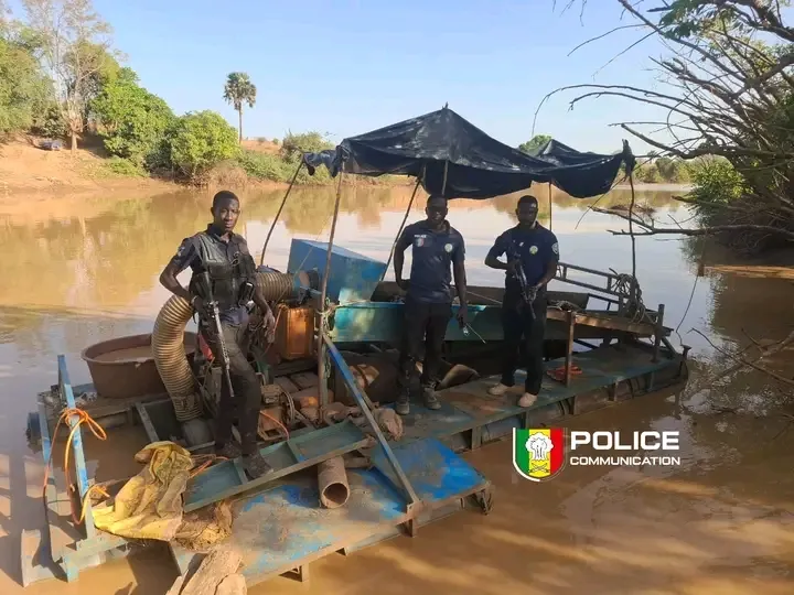 Secteur de Moussala : Démantèlement d’une drague illégale à Doguiba …