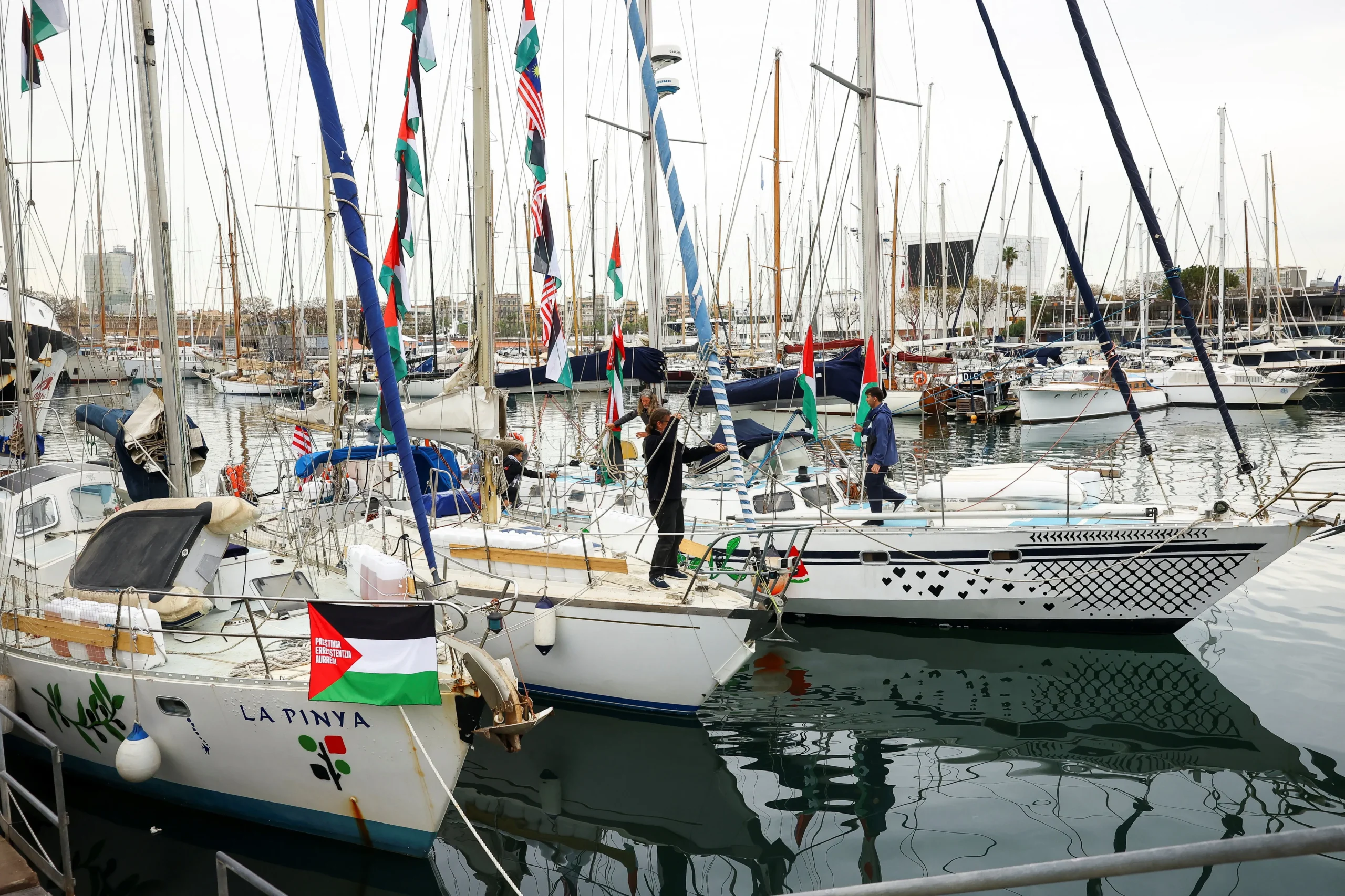 Blocus de Gaza : le dispositif naval de 70 navires mobilisé en Espagne dévoile la nature exacte de sa mission