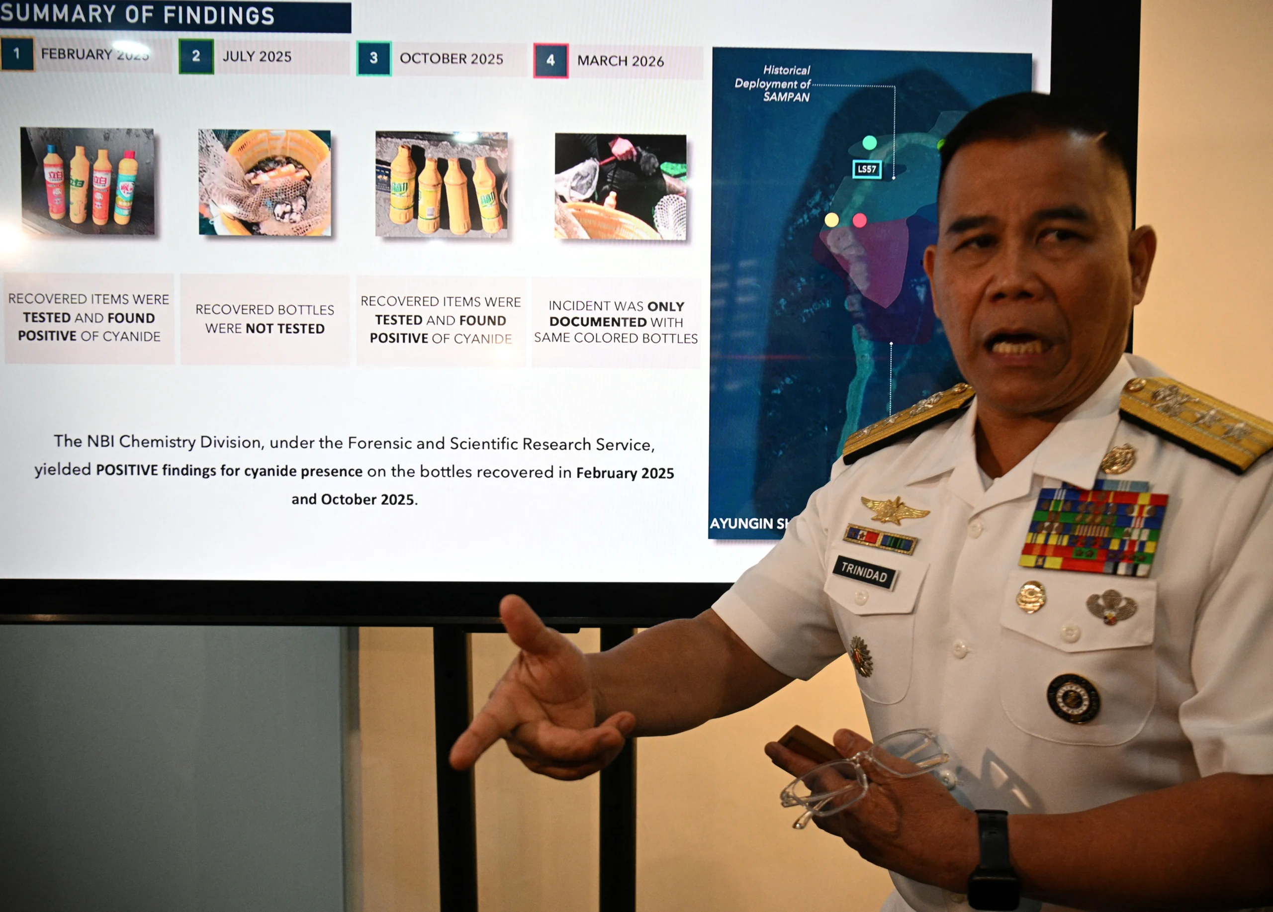 Manille accuse la Chine de répandre un puissant poison pour saboter un navire militaire