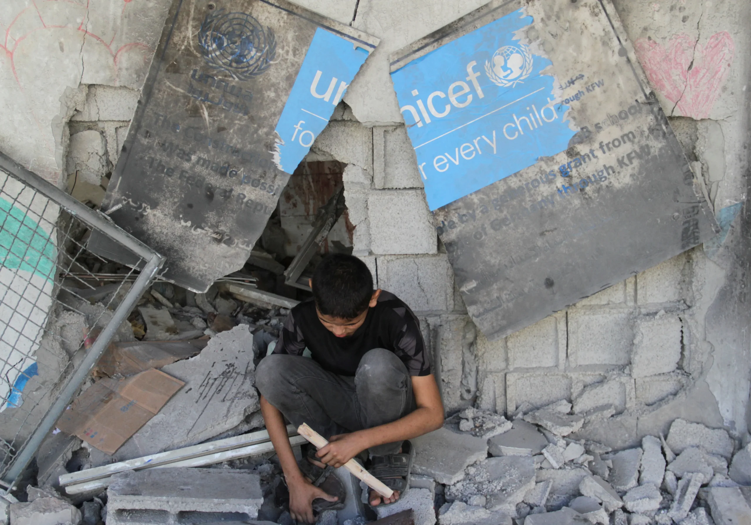 Gaza et le nombre de chauffeurs de l’Unicef tués au point d’eau de Mansoura