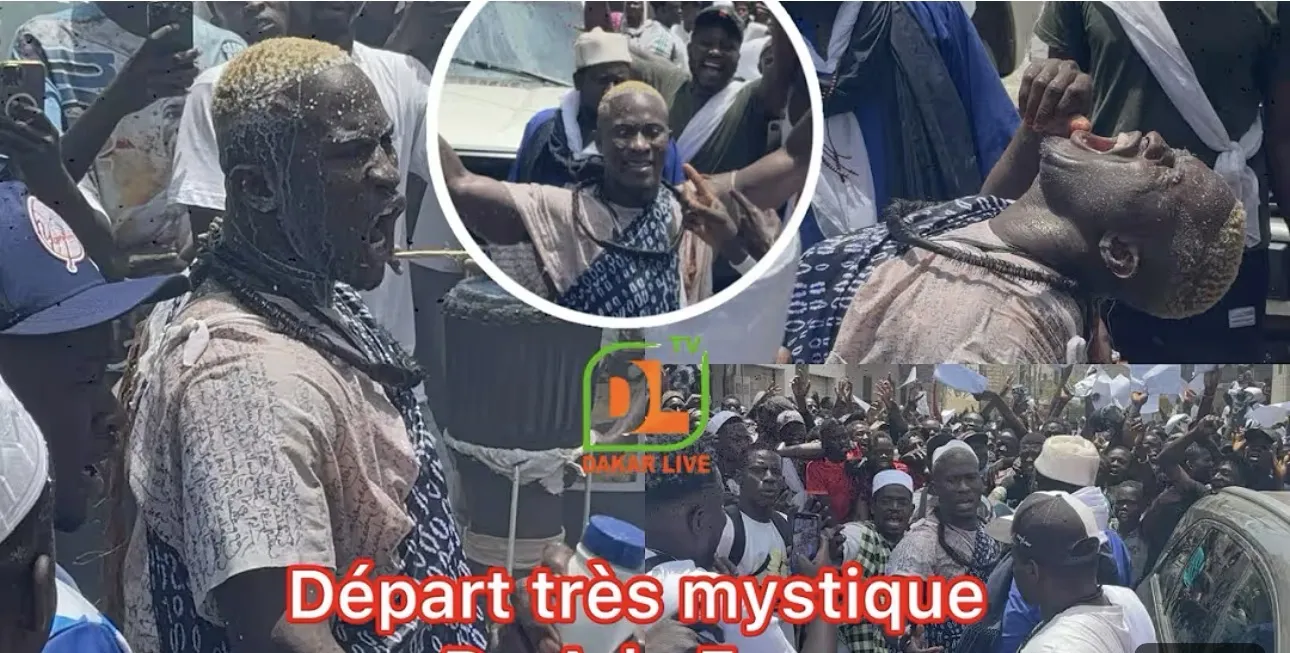 Le rituel de guerre d&rsquo;Ada Fass en route vers Eumeu Sène (Vidéo)