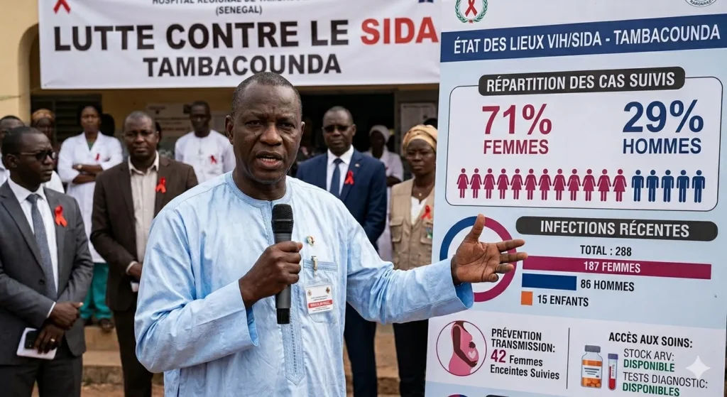 « Éradiquer la maladie » : le pourcentage de femmes parmi les 288 nouvelles infections au VIH à Tambacounda
