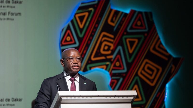 Julius Maada Bio au Forum de Dakar et le mois retenu pour l&rsquo;initiative économique