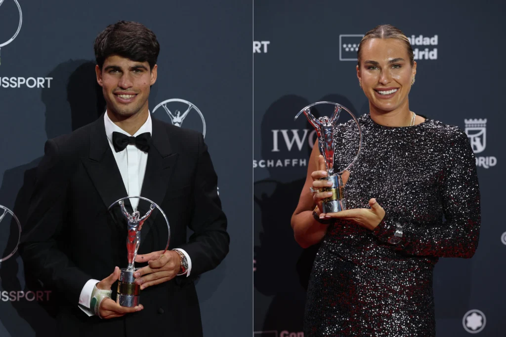 Consécration d’Alcaraz et Sabalenka aux Laureus Awards et le pilote automobile désigné révélation de l’année