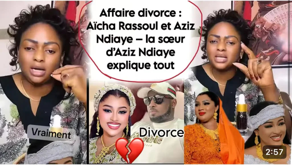 Supposé divorce d’Aïcha et Aziz Ndiaye et la vérité sur l’abandon du domicile conjugal