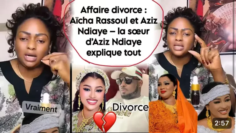 Supposé divorce d&rsquo;Aïcha et Aziz Ndiaye et la vérité sur l&rsquo;abandon du domicile conjugal