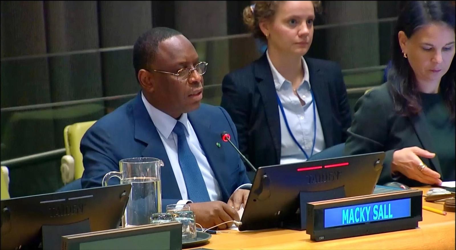 Audition à l&rsquo;ONU : les trois impératifs de gestion fixés par Macky Sall