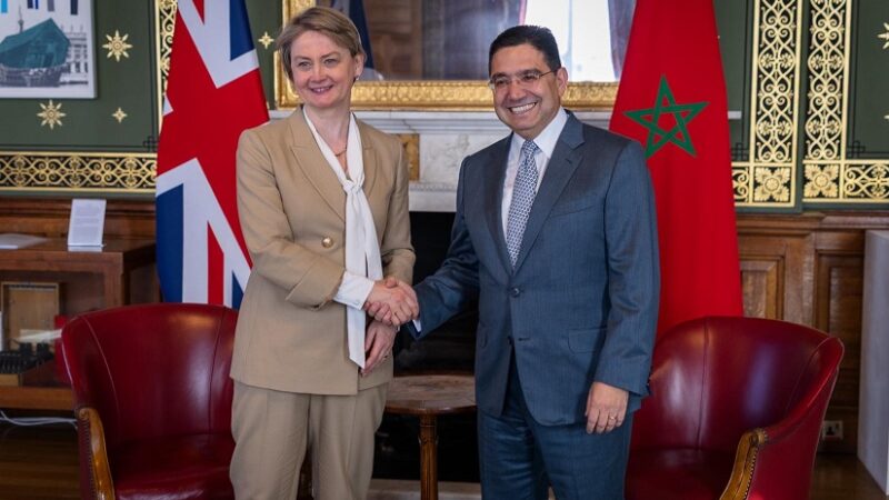 Appui britannique au Maroc et le détroit abordé par Yvette Cooper