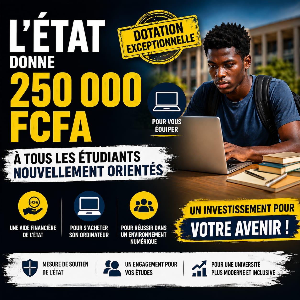 UCAD numérique: l’État débloque 250.000 FCFA par étudiant, mais un point reste en attente