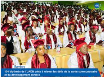 Bambey célèbre ses diplômés et le nombre exact de lauréats de cette graduation