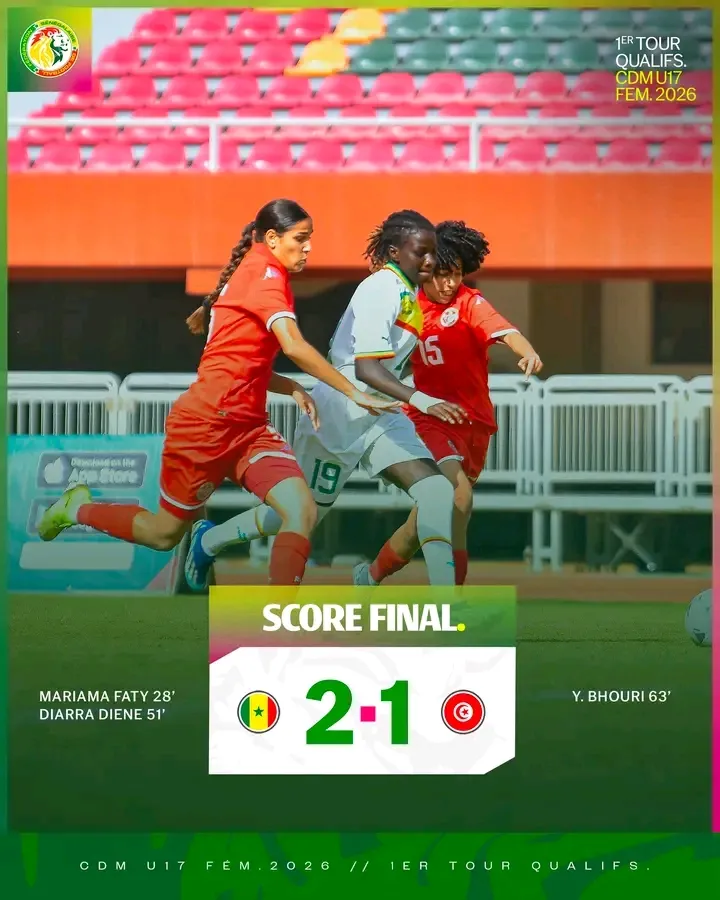 Éliminatoires de la Coupe du Monde féminine U17 : le Sénégal renverse la Tunisie et se qualifie …