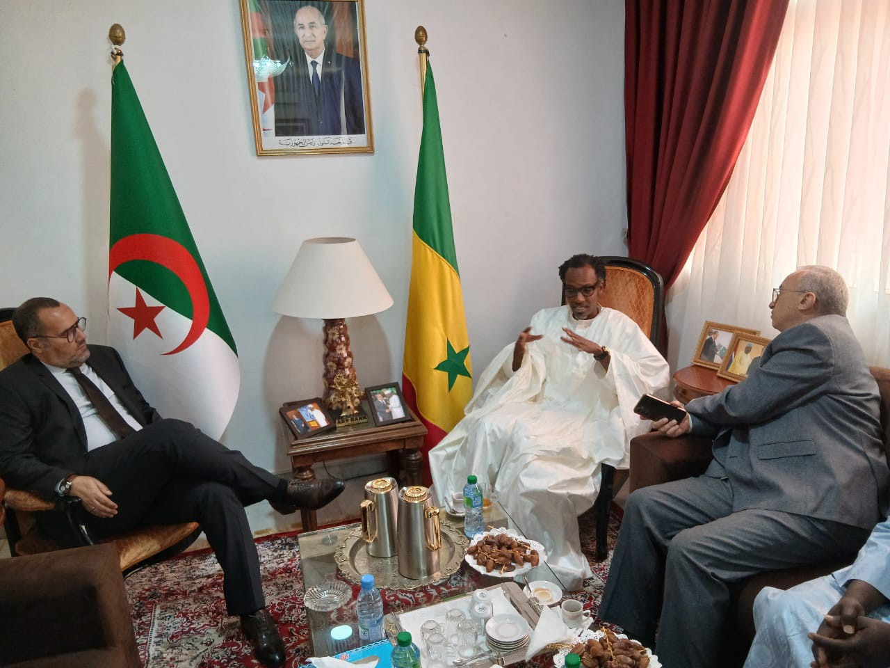 Décès de l’ancien président algérien : Condoléances du Khalife général des Khadres…(photos)