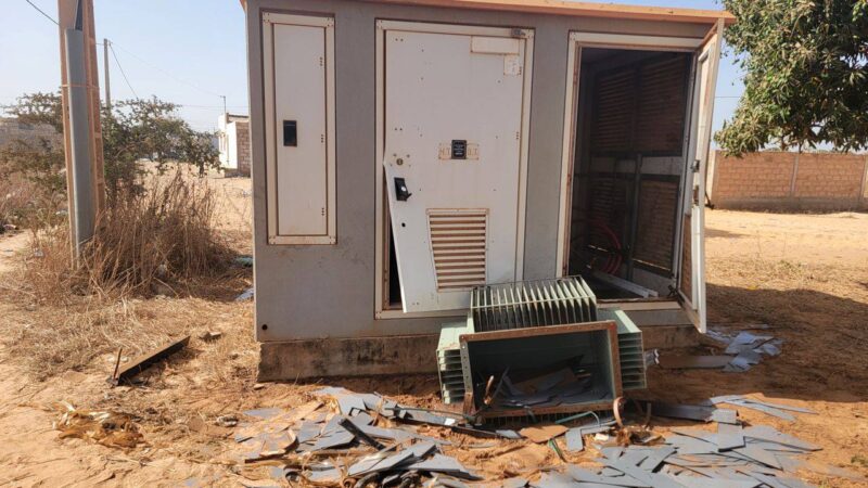 Bambilor plongé dans le noir après le vol d’un transformateur de la Senelec (photos)