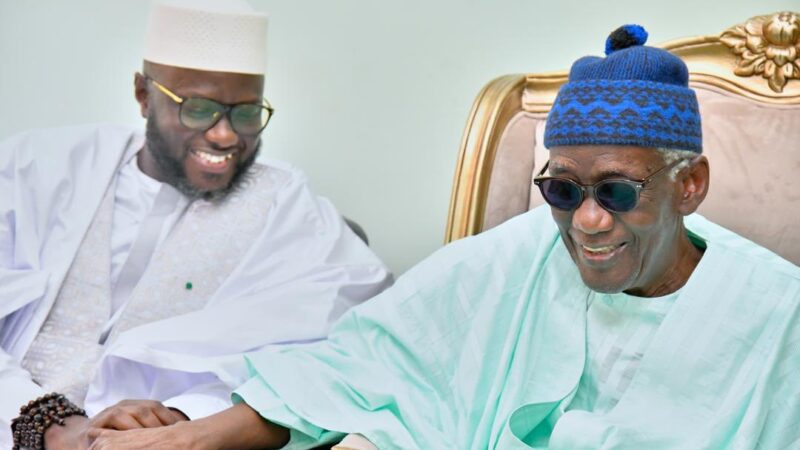 Ziarra générale de Tivaouane : El Malick Ndiaye chez Serigne Babacar Sy Abdou…(photos)