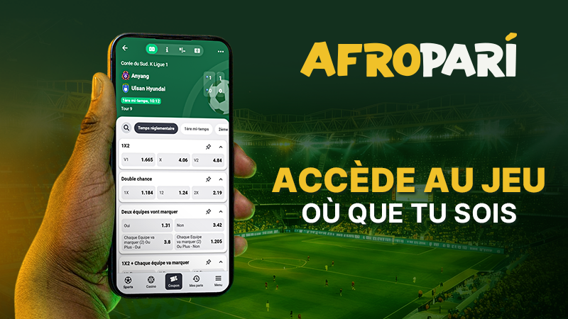 Appli AfroPari : tout pour jouer dans une seule application mobile