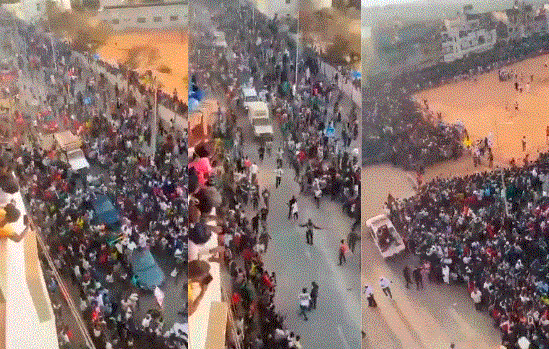 Lutte: Diop 2 mobilise une foule impressionnante à Yeumbeul avant son choc contre Liss Ndiago (vidéo)