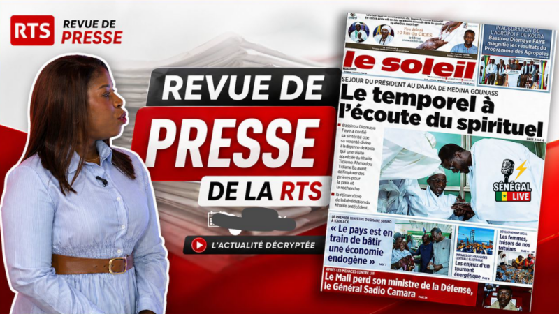 Les grands titres du jour sur la RTS (Vidéo)