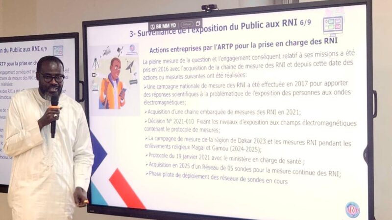 RNI : Ciré Seck rassure sur le contrôle de l’exposition aux ondes au Sénégal