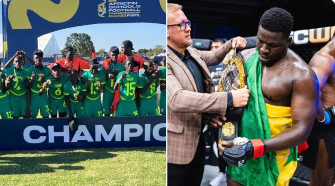 Sénégal : Le Président Diomaye Faye salue les performances des Lionceaux U15 et du champion de MMA Adama « Blindé » Diop