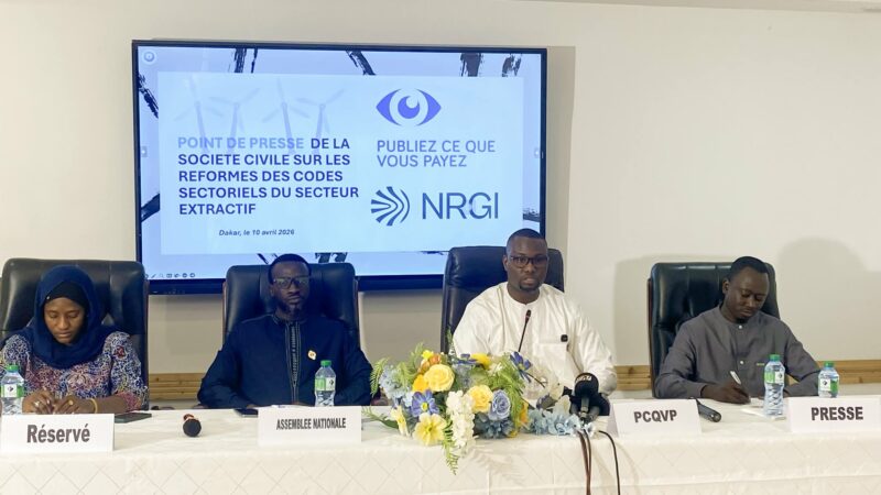 CODES EXTRACTIFS : PCQVP pour une réforme inclusive, transparente et durable (Senego TV)