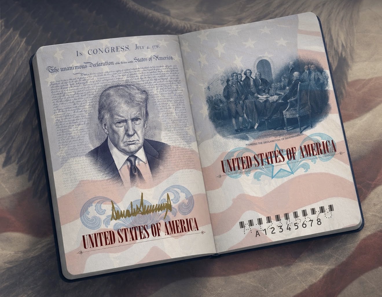 Trump au cœur des symboles nationaux pour le 250e anniversaire des États-Unis