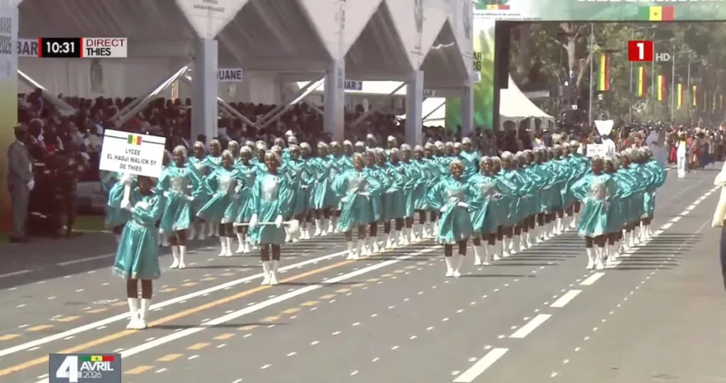 Fête d’indépendance : Prestation des majorettes du lycée Malick Sy de Thiès