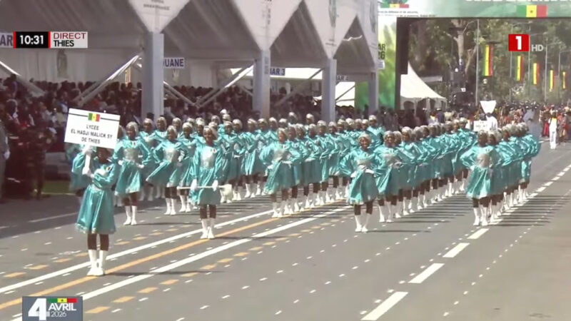Fête d’indépendance : Prestation des majorettes du lycée Malick Sy de Thiès