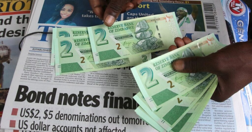 Zimbabwe lance  sa nouvelle monnaie