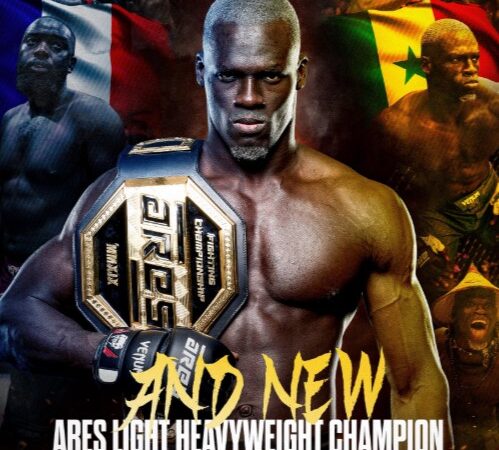 MMA : Le sénégalais Moustapha Diakhaté sacré champion des Light Heavyweights à l’ARES 40 (Vidéo)