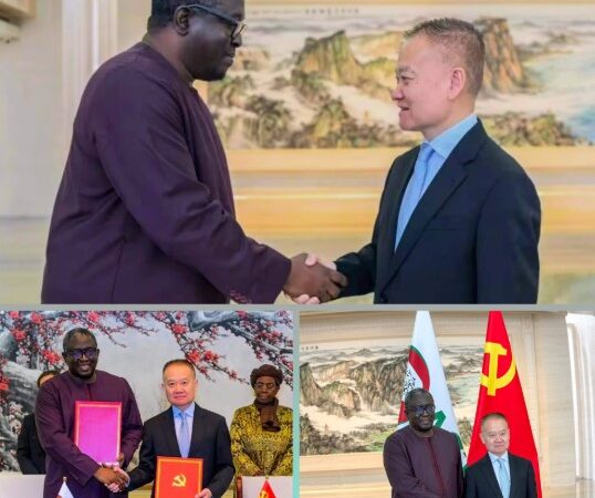 Coopération internationale : Pastef-Les Patriotes signe un accord stratégique avec le Parti communiste chinois à Beijing